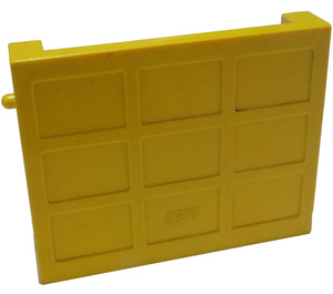 LEGO Žlutá Garage Dveře s LEGO logo Embossed