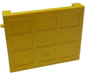 LEGO Yellow Garage Door with LEGO Logo Embossed