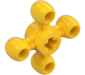 LEGO Žlutá Ozubené kolo s 4 Knobs (32072 / 49135)