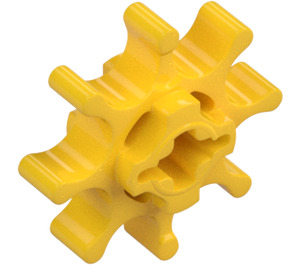 LEGO Giallo Ingranaggio con 8 Denti (Ratchet Ruota) (2474)