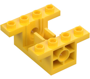 LEGO Geel Gearbox voor Schuin Gears (6585 / 28830)