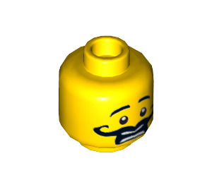 LEGO Yellow Gordon Zola Minifigure Head (Recessed Solid Stud) (3626 / 16118)