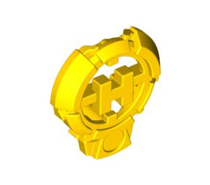 LEGO Gul H Icon med Pinne 3.2 (92199)