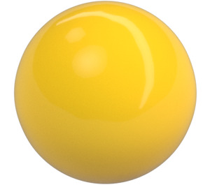 LEGO Yellow Hard Plastic Ball 52mm (22119 / 23065)