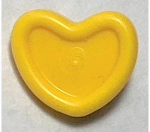 LEGO Yellow Heart with Small Pin