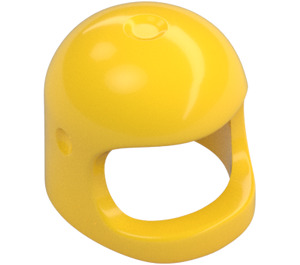 LEGO Yellow Helmet with Thick Chin Strap (50665)