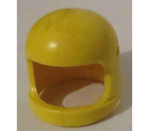 LEGO Geel Helm met Dik Chinstrap