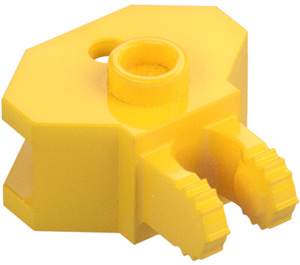 LEGO Yellow Hinge 1 x 2 Locking with Towball Socket (30396 / 51482)