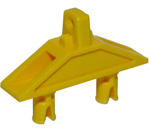 LEGO Yellow Hinge 1 x 4 with Two Pins (30624)