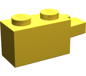 LEGO Gelb Scharnier Backstein 1 x 2 Verriegeln mit Single Finger auf Ende Horizontal (30541 / 53028)
