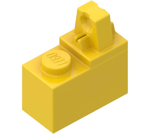 LEGO Keltainen Sarana Palikka 1 x 2 jossa 1 Finger (76385)