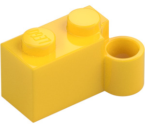 LEGO Gul Gångjärn Kloss 1 x 4 Bas (3831)