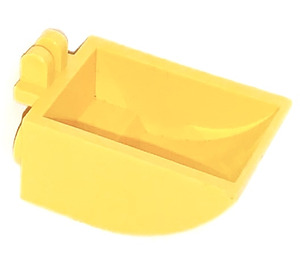 LEGO Yellow Hinge Bucket 2 x 3 Curved Bottom, Hollow, with 2 Fingers and 2 Studs (4626)