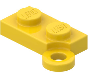 LEGO Jaune Charnière assiette 1 x 4 Base (2429)