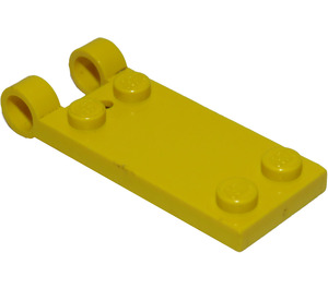 LEGO Žlutá Závěs Deska 2 x 4 Nohy (3149)