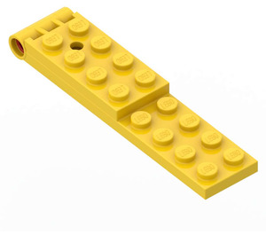 LEGO Yellow Hinge Plate 2 x 8 Legs Assembly (3324 / 73404)