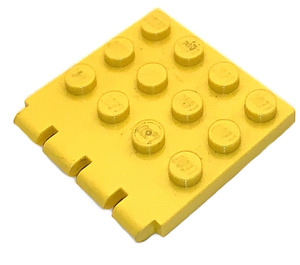 LEGO Yellow Hinge Plate 4 x 4 Vehicle Roof (4213 / 30001)