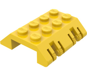 LEGO Jaune Charnière Pente 4 x 4 (45°) (44571)