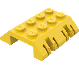 LEGO Gelb Scharnier Steigung 4 x 4 (45°) (44571)