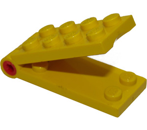 LEGO Geel Hinged Plaat 2 x 4 (3149)