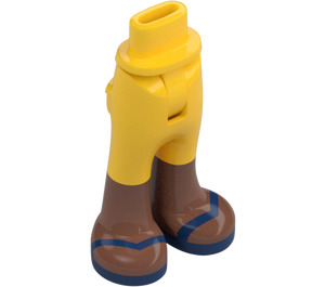 LEGO Geel Heup met Pants met Blauw Sandals (2277)