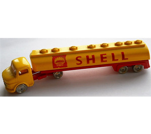 LEGO Jaune HO, Mercedes Tanker avec 'SHELL' Paterne (Double Essieu)