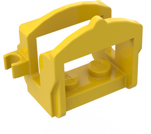 LEGO Gelb Pferd Saddle mit Eins Clip (4491)