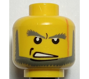 LEGO Gelb Hovercraft Pilot Kopf (Sicherheitsbolzen) (3626)