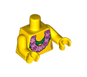 LEGO Gelb Hula Dancer Torso (973 / 88585)