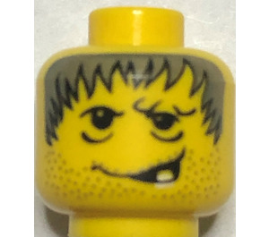 LEGO Yellow Hunchback Head (Safety Stud) (3626)