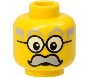 LEGO Amarillo Infomaniac Cabeza (Espiga de seguridad) (3626)