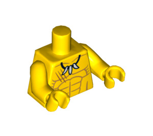 LEGO Yellow Jungle Boy Torso (973 / 88585)