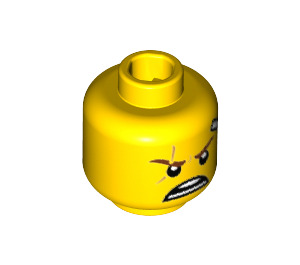 LEGO Yellow Kai Kendo Minifigure Head (Recessed Solid Stud) (3626 / 34783)