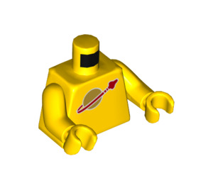 LEGO Amarillo Kenny Minifigura Torso (973 / 76382)