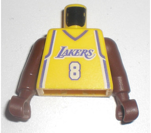 LEGO Keltainen Kobe Bryant, Los Angeles Lakers Vartalo