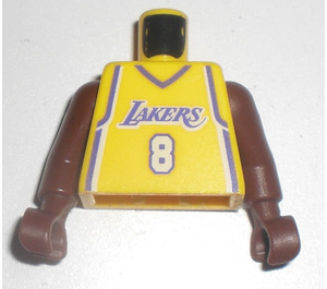 LEGO Jaune Kobe Bryant, Los Angeles Lakers Torse