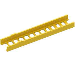 LEGO Geel Ladder Onderkant Sectie 103.7 mm met 12 crossbars