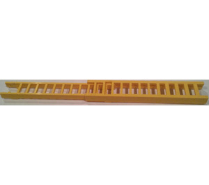 LEGO Yellow Ladder Two Piece, complete assembly