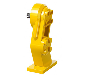 LEGO Yellow Large Leg with Pin - Left (70946)