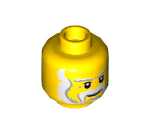 LEGO Jaune Lion King Minifigure Diriger (Goujon solide encastré) (14430 / 79116)