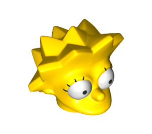 LEGO Yellow Lisa Simpson Head with Wide Eyes (16810)