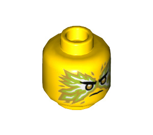 LEGO Gelb Lloyd FS Minifigure Kopf (Einbau-Vollbolzen) (3626 / 52906)