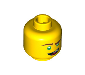 LEGO Yellow Lloyd Minifigure Head (Recessed Solid Stud) (3626 / 34563)