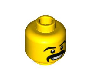 LEGO Yellow Mariachi Head (Safety Stud) (3626)