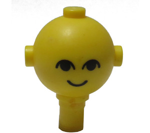 LEGO Žlutá Maxifig Hlava s Smile