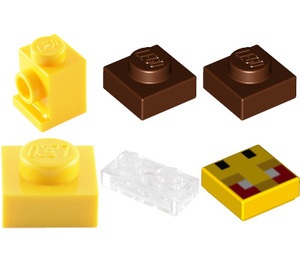 LEGO Yellow Minecraft Bee, Angry