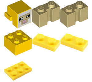 LEGO Yellow Minecraft minifigure sheep