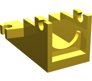 LEGO Yellow Minifig Cannon 2 x 4 Base (2527)
