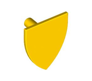 LEGO Yellow Minifig Shield Triangular (3846)