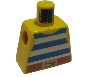 LEGO Giallo Minifigure Busti senza braccia con Decorazione (973)